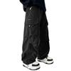 Boys' Stylish Autumn/Winter 2025 Versatile Cargo Pants - Medium/Large, Loose Fit, Plus Velvet Long Trousers