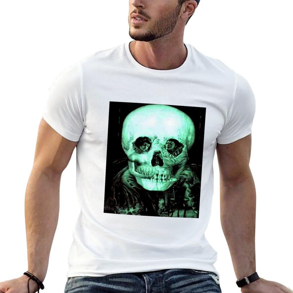 Illusion d'Optique Crâne par Salvador Dalí Maintenant Éloignez-vous de l'Ordinateur T-shirt Grande Taille Sport Fitness
