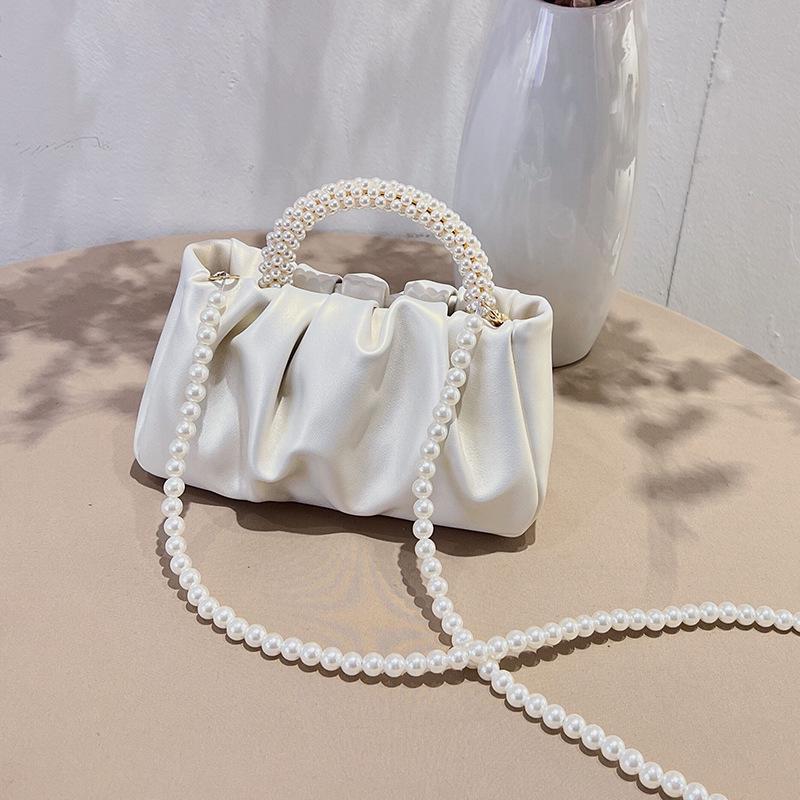 2024 Damen Elegante Perlenkette Wolken Crossbody-Tasche