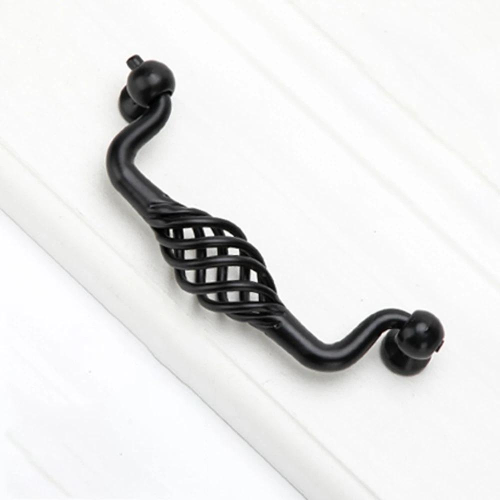 Antique Bronze Birdcage Home Hardware Cupboard Wardrobe Handle Pull Drawer Knobs Door Knob Furniture Handles Cabinet Pullers