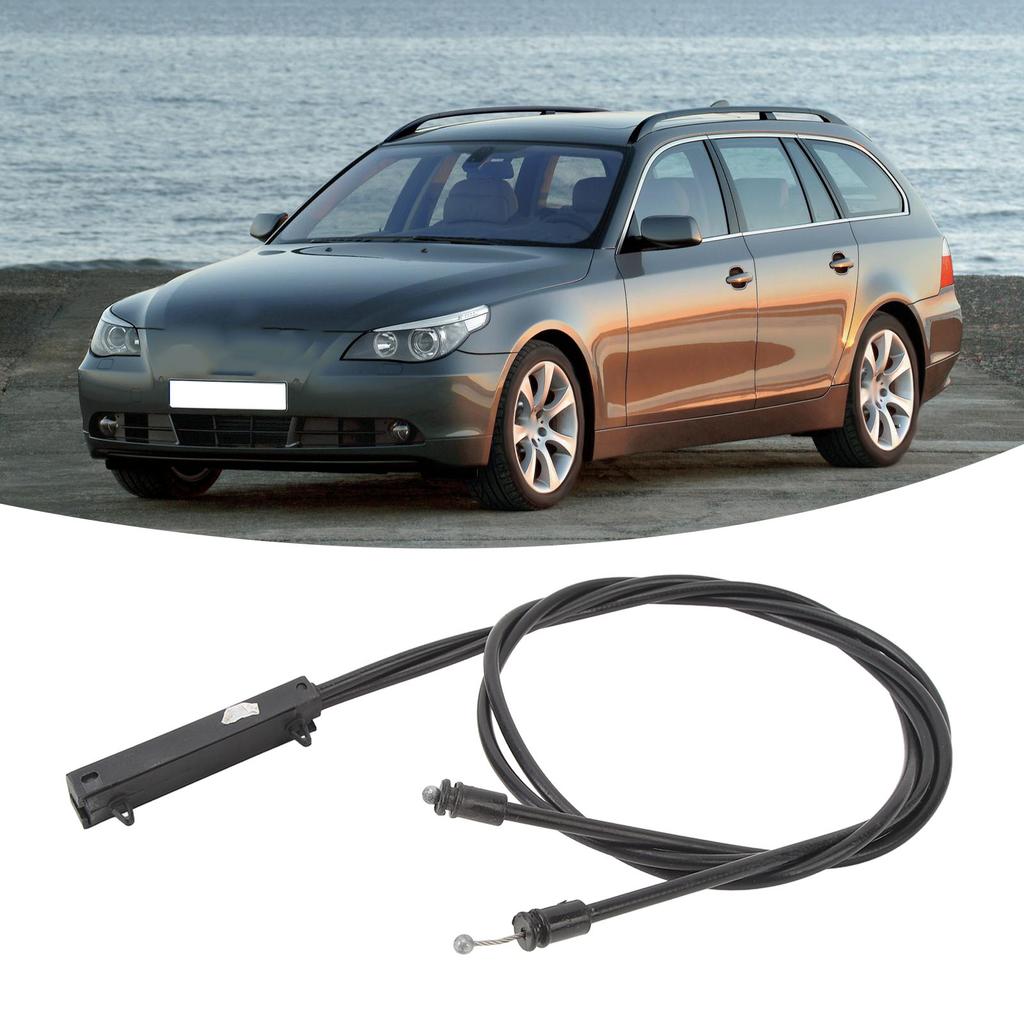 Front Hood Release Cable 51237184454 Engine Hood Release Cable for 5 Series E60 E61 2004 To 2010