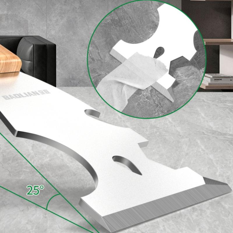 1 Peça Pá de Limpeza Cabeça de Martelo Prego Ferramenta para Gesso Acartonado Para Juntas Acabamento Preenchimento Em Gesso Acartonado Raspador de Pintor de Aço Inoxidável