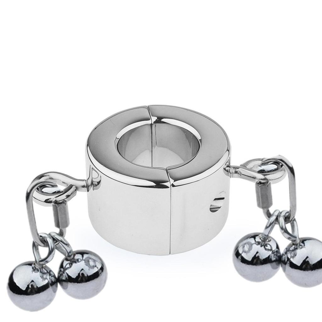 Metal Penis Weight & Scrotum Pendant for Men - Enhances Stamina & Firmness