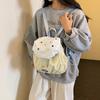 Schoolbag Fashion Versatile Casual Backpack 1011 New Lightweight and Simple Women's Bag Large Capacity Girls Shopping Small Backpack Tide