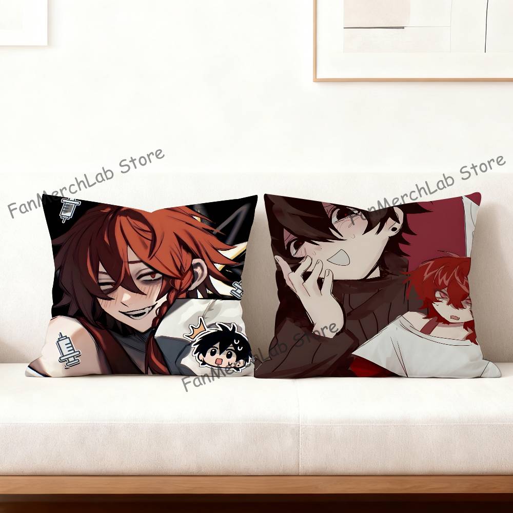 ZZeno RRemake Anime Pillowcase Pillowslip Cushion Plush Boys Girls Cartoon Anime Kawaii Decoration Kids Birthday Cute Gifts