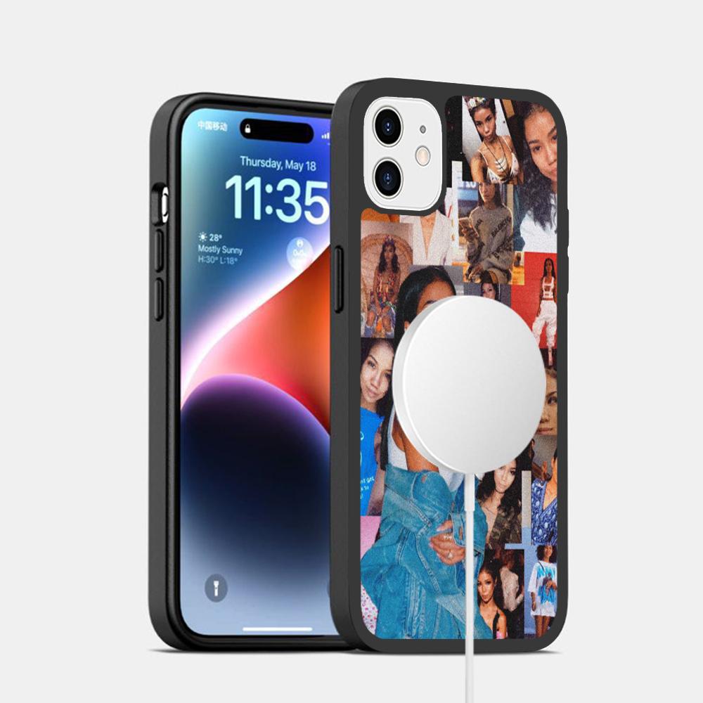 Singer J-Jhene-Aiko Phone Case Magnetic Case For IPhone 16 14 13 12 11 15 Pro Max Plus For Magsafe Wireless Charge Cover
