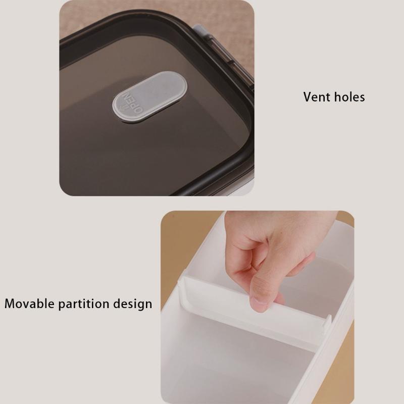 24TE Japanese Style Double Layer Plastic Material Lunch Box with Microwave Oven Bento Boxes for Childrens Students for School