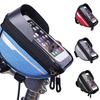 Cheers US Bike Phone Mount Bags Bicycle Front Frame Bag Waterproof Bike Pouch Bag Top Tube Frame Pannier Mobile Phone Holder Bike Bag