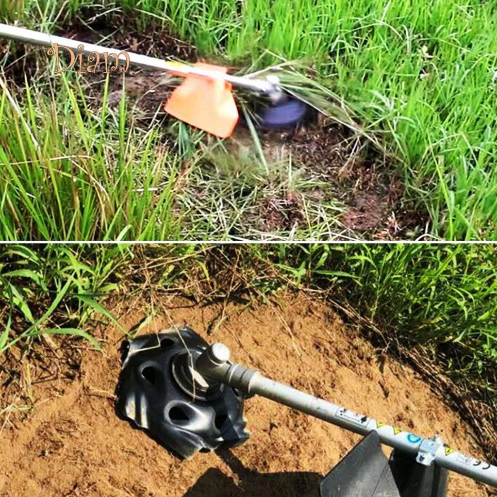 Manganese Steel Universal Grass Trimmer Head Lawn Mower Tray Rounded Edge Wheels Green Wear-Resistant Weed Trimmer Head