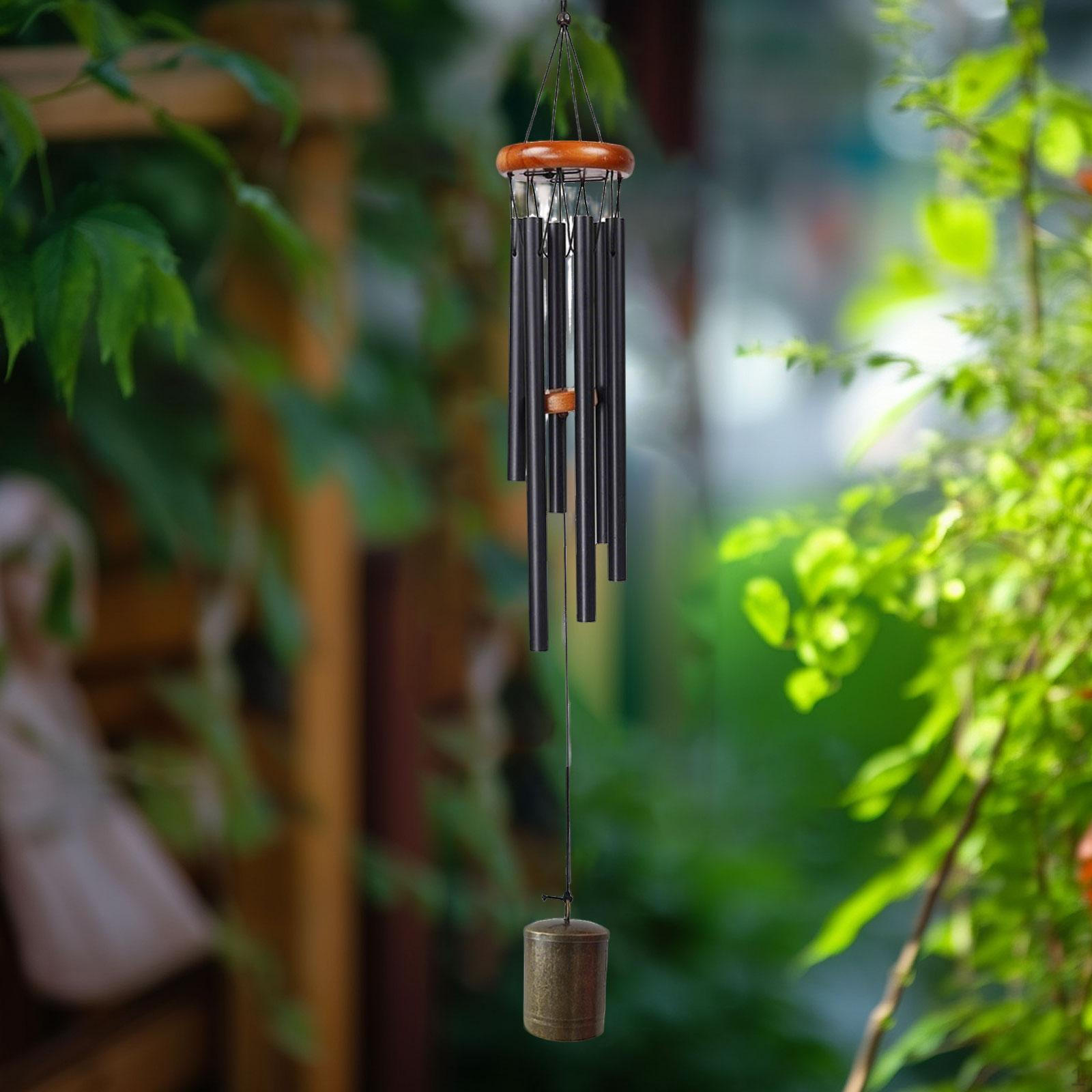 

Metal Wind Chime 26 inch Waterproof Deep Tone Hanging Ornament Memorial Windchime for Outdoor Sister