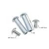 M8x28mm/29mm M6x10mm/12mm 304 Hexagon Socket Lock Screw Rrivet for Electric Scooter Off-road Motorcycle Bicycle Rear Suspension