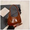 IELGY Fashion Patent Leather Portable Crescent Bag Underarm Bag