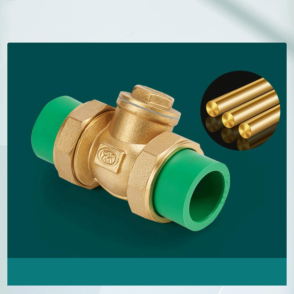 PPR Pipe PE Pipe Water Pipe Check Valve Union Pipe Fitting Water Meter Tap Water Meter Tube Brass DN20 DN25 DN50 Connection Pipe