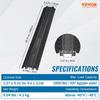 3 PCs Drop Over Cable Cover Ramp, 2,000 Lbs/axle Load Capacity, Heavy Duty Cable Hose Protector Ramp, Floor Cord Cover for High Walking Traffic Areas
