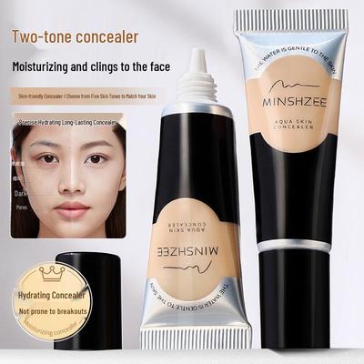 Mingxi Zhi Liquid Concealer: Smooth, Non-caking Formula for Acne Scars, Spots, Dark Circles, and Color Correction. Ideal for Women's Needs.
