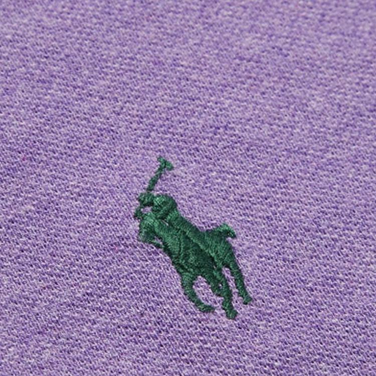Polo Ralph Lauren Pony Embroidered Casual Short Sleeve Polo Shirt Men Tops Purple 710680784-047