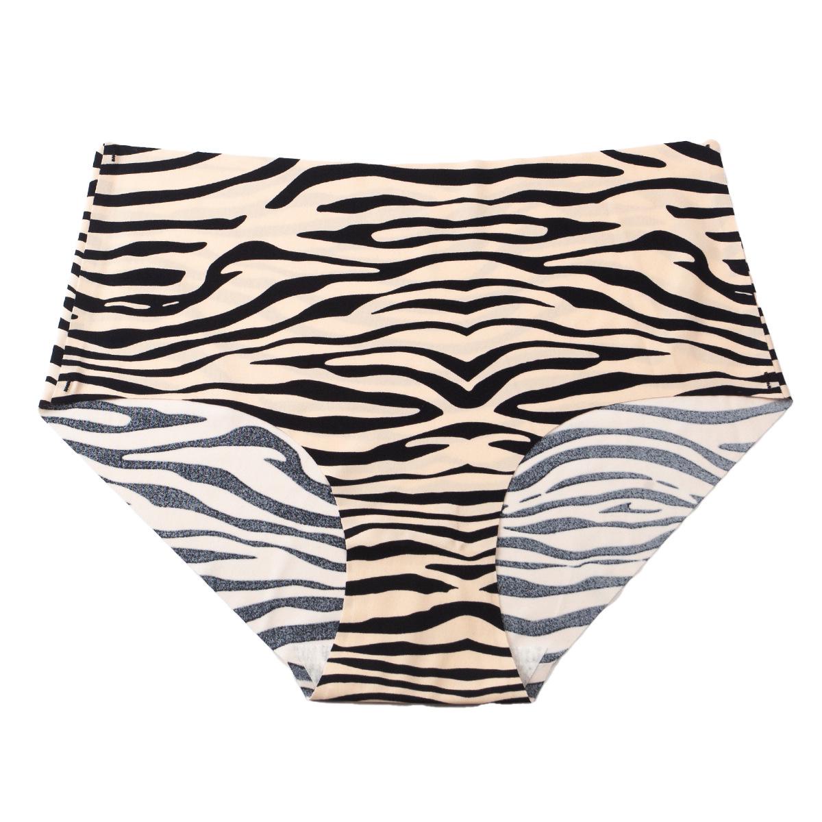 

Європейські трусики з леопардовим принтом з крижаного шовку із середньою посадкою, безшовні, дихаючі для жінок L (150-180 lbs)