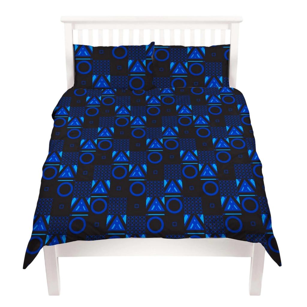 Playstation Checked Reversible Duvet Set