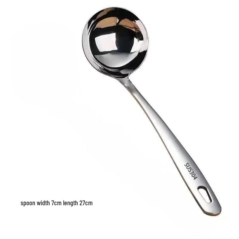 Zhao Ran 304 Stainless Steel Long Handle Soup Spoon