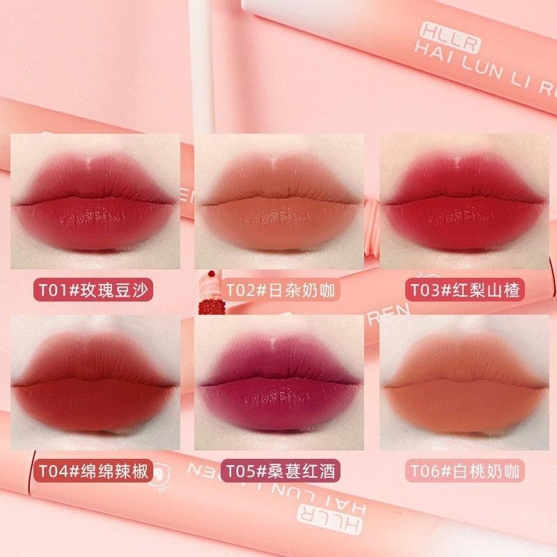 Matte Velvet Lip Glaze Student Brightening Versatile Lipstick Cosmetic