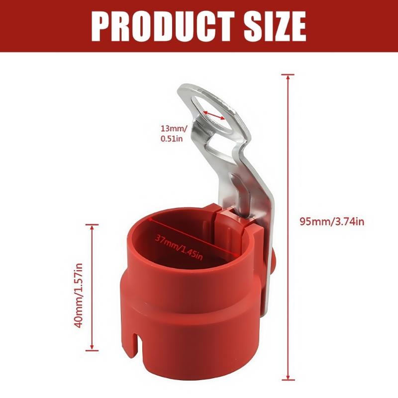 Metal Tow Hitches Fastener Easy Setups Universal 7Pin 13Pin Trailer Plug Holder Heavy Load Capacity For Camping