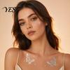 Adesivo Tatuaggio Rimovibile Colore Metallico Oro Argento per Donne Ragazze, Tatuaggi Temporanei Decorazione Viso Corpo Braccio, Decalcomania Finta Impermeabile Matrimonio