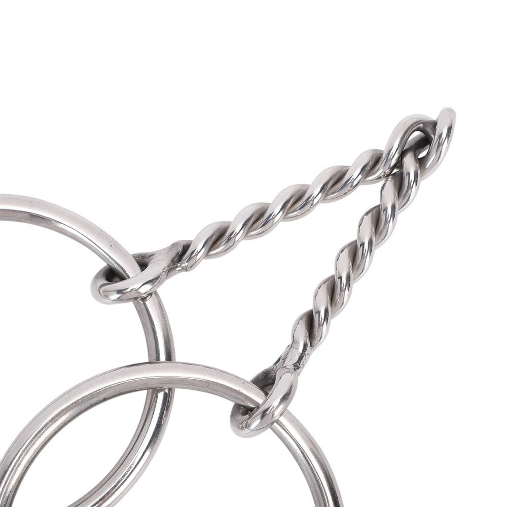 295MM Professional Snaffle Bit Stainless Steel Horse Mouth Bit Safe Horse Bit Equestrian Riding