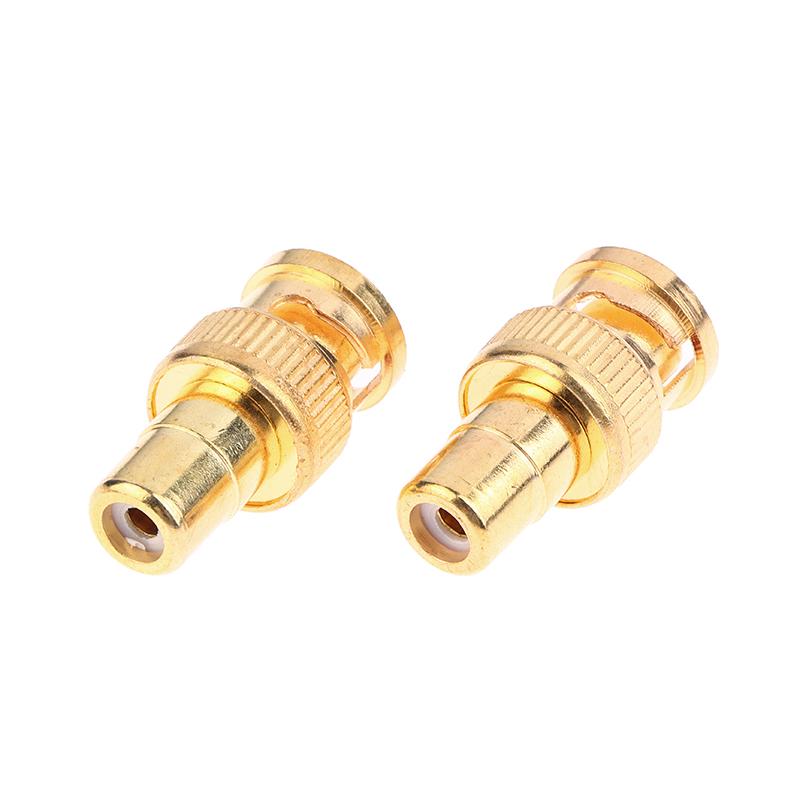 Video Lyd Av Kabler Bnc Hann Til Rca Hunn Adapter 75Ohm Gullbelagt Kontakt Bnc Hann Til Rca Hunn