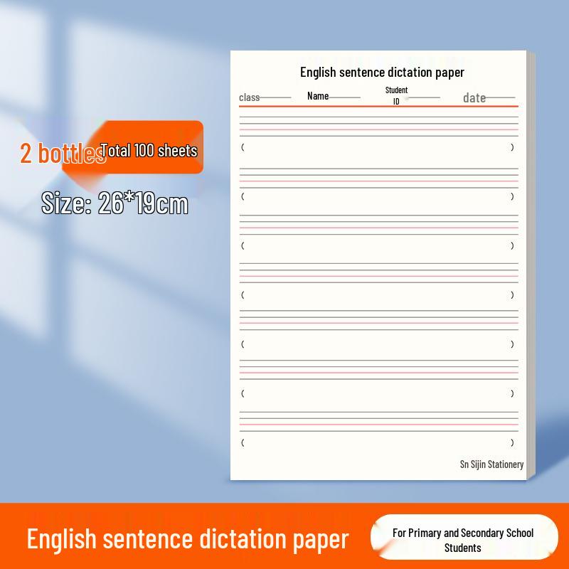 İlkokul Öğrencileri İçin İngilizce Dikte ve Yazma Çalışma Kitabı