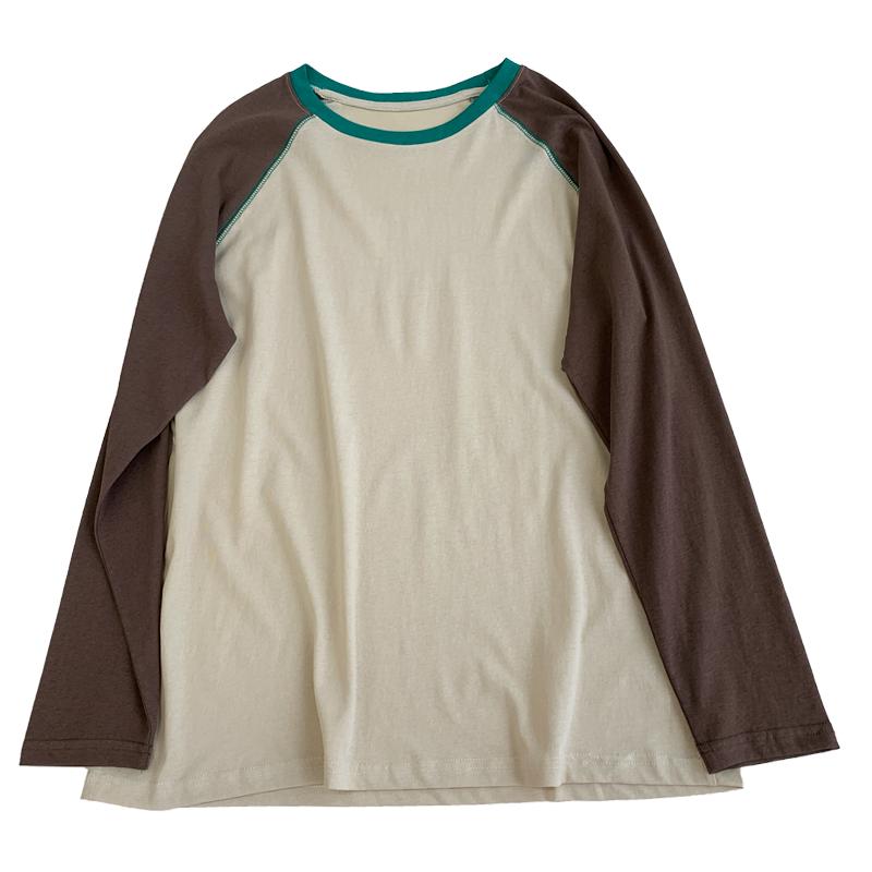 Snowflake Cotton Raglan Sleeve Sun Protection Cardigan Women's 2025 Summer Round Neck Oversized Long Sleeve T-shirt.