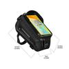 1L Bike Bag Front Bicycle Frame Bag Waterproof  Phone Touch Screen Case Top Tube Cycling Bag Reflective Outdoor Cycling Gear