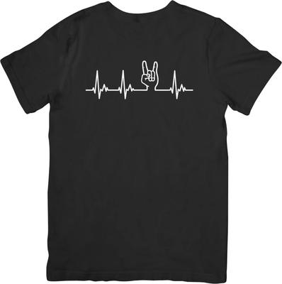 T-shirt Unisex in Cotone di Qualità per Uomo & Donna Musica Heavy Metal Nera