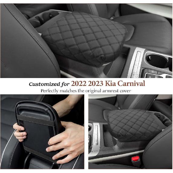 SKTU For 2026 2025 2024 Kia Carnival Center Console Cover KA4 MPV Seat Box Cover Kia Carnival 2024 2025 2026 Accessories Center Console Cushion