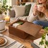 Dust-Proof Jewelry Storage Box Wood Gift Packaging Box  Bracelet/Necklace