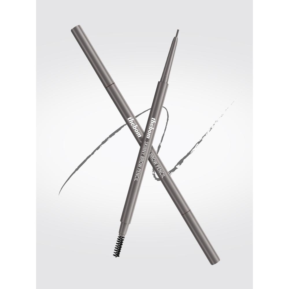 Daiso [03 Soft Gray] The Bom Skinny Brow Pencil