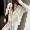 Womens Oversized Hooded Knit Cardigan Sweater Loose Casual Long Sleeve Zip-Up Outerwear