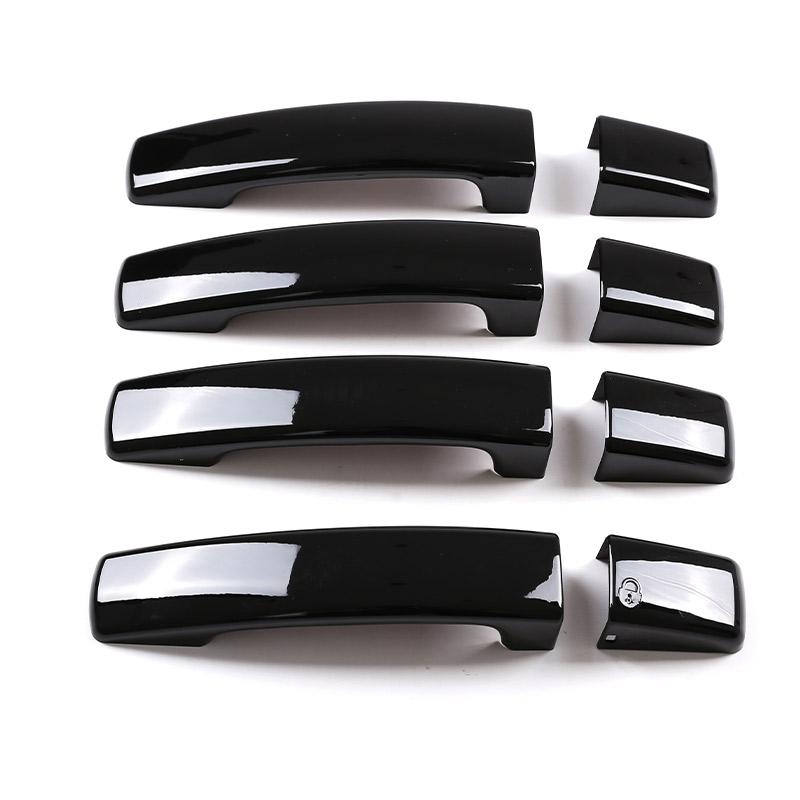 

ABS Black For Land Rover Freelander 2 2007-2012 For Discovery 3 Car Exterior Door Handle decoration Sequined Car Accessories