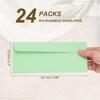 24Pcs 24.1cmx10.5cm Colored Self Seal Letter Size Paper Envelopes #10 Business Envelopes for Business Mailing Wedding Invitation