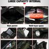 Fishing Equipment Backpack Bait Box Equipment Storage Bag Men's Fishing Backpack with Pole Holder Sling Shoulder Bag Multifunctional Waist Chest Bag