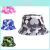 Summer New Camouflage Print Fisherman Hat Sun Protection Men's Fisherman Hat Beach Travel Mountaineering Basin Hat