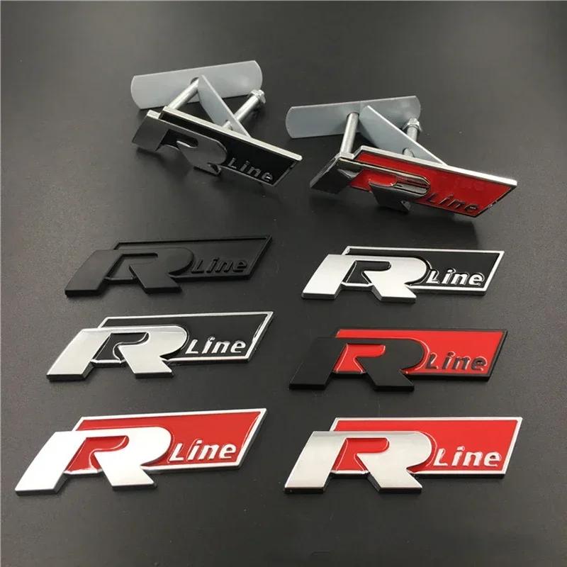 2026 Hot For VOLKSWAGEN VW 3D Metal for Volkswagen VW Rline R Golf Jetta Polo Passat B5 B6 Touareg Bora Beetle Car Grille Badge