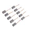 Electric Motor Carbon Brush Set, Electric Motor Brush, Carbon Brush with Good Thermal Conductivity 1020 Motor Slip Ring