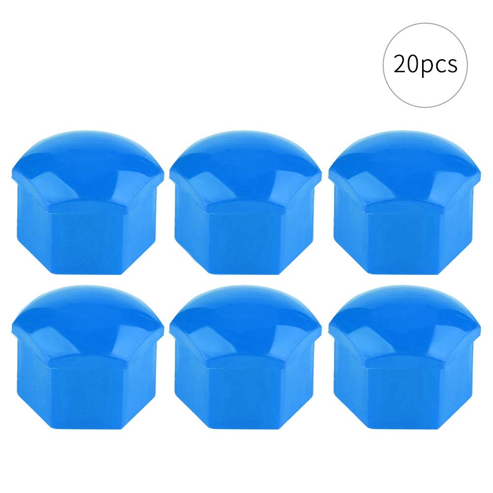 Car Wheel Nut Rim Covers 20pcs 17mm Nuts Car Wheel Nut Cap Auto Hub