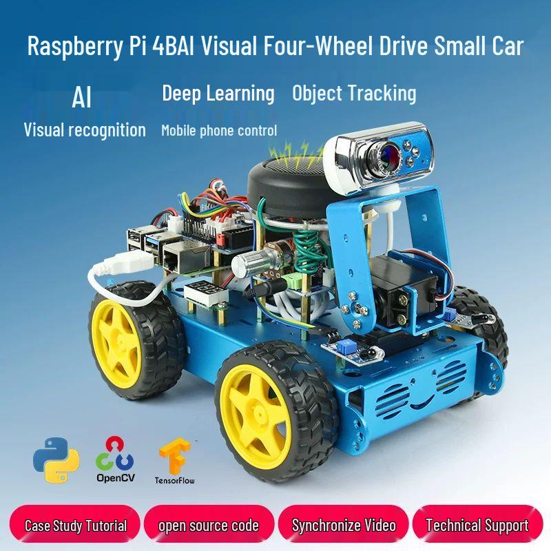 CreateBlock Raspberry Pi AI Vision Smart Car Kit N/A