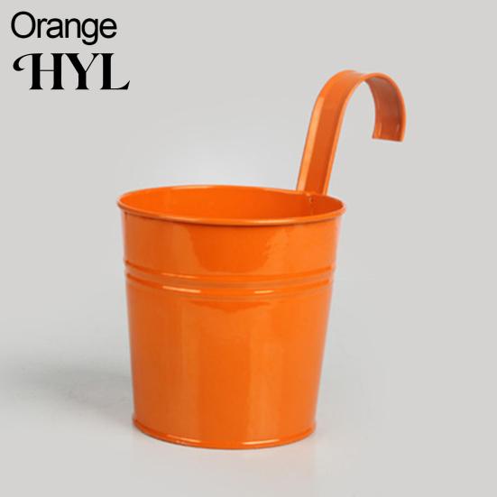 Plant Holder Flower Bright Color Space-saving Sturdy Fence Thickened Body for Courtyards