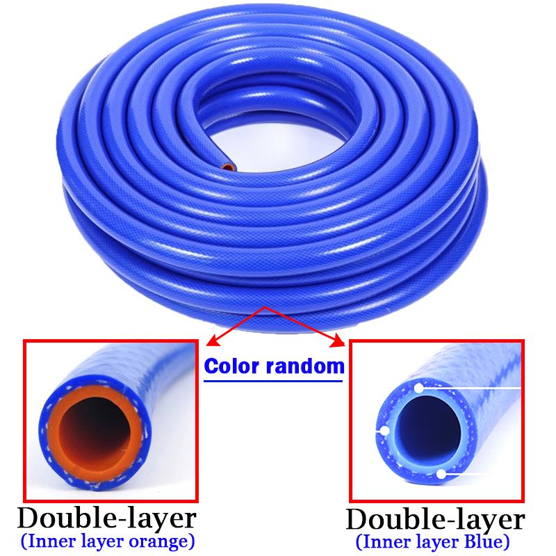 1m/Lot Inner Diameter 6-50mm Silicone Hose Heat Resistant High Pressure Automobile Cylinder Vacuum Pipe Double Layer Rubber Hose