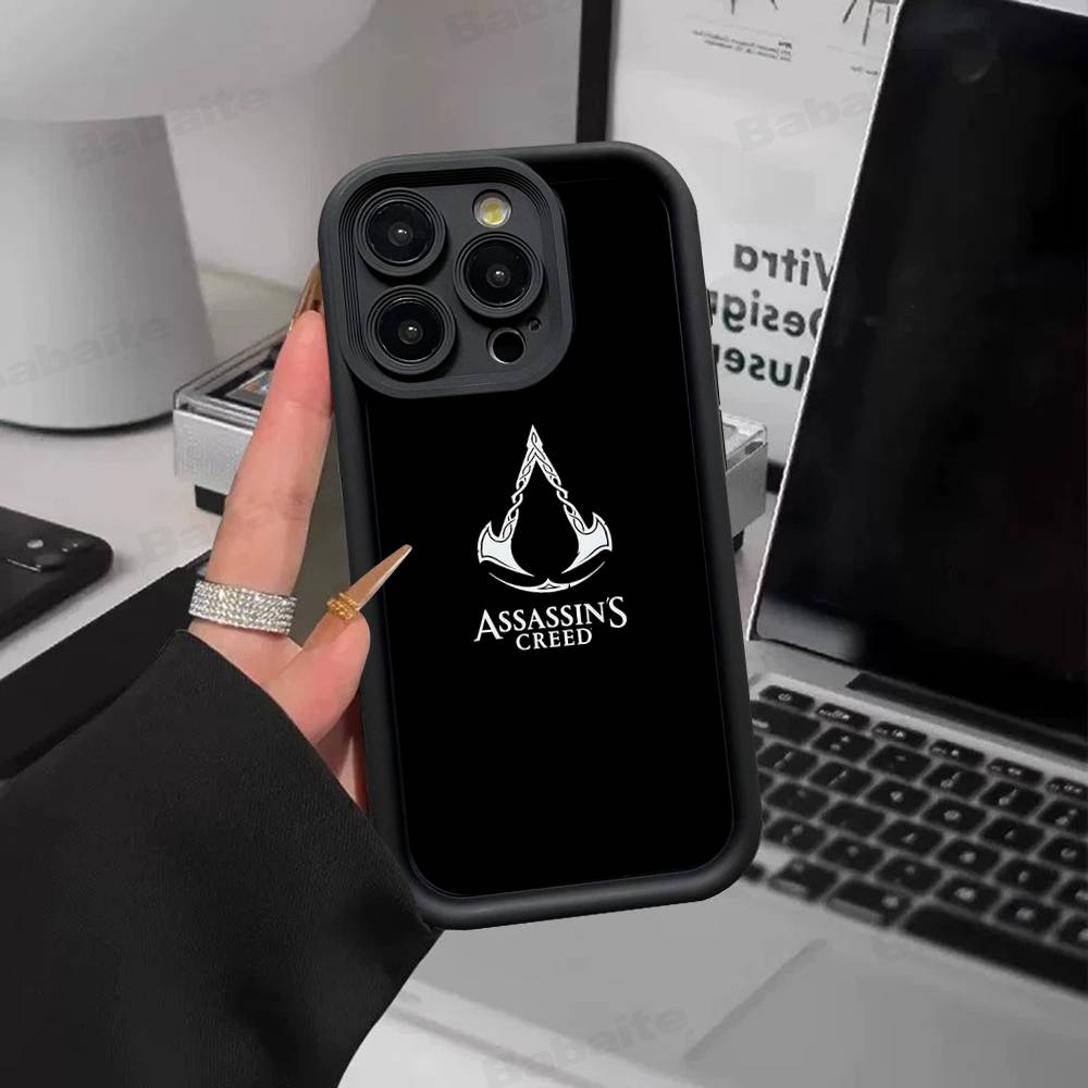 A-Assassin S-Creed Gaming Phone Case For IPhone 17 16 15 14 13 12 11 Pro Max Mini Plus Soft TPU Back Cover