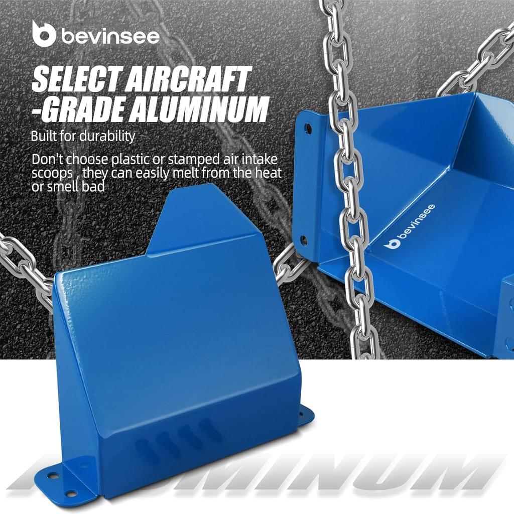 Bevinsee Cold Aire Intake Kit System Passenger Side Compatible with N20 N55 B58 B48 Engine F20 F30 F32 320i 329i 330i 335i 340i 420i 428i 430i 440i