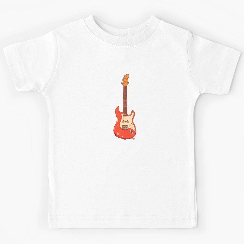 Rockin Starburst Guitar Kawaii Cute Edition Kids T-Shirt 110