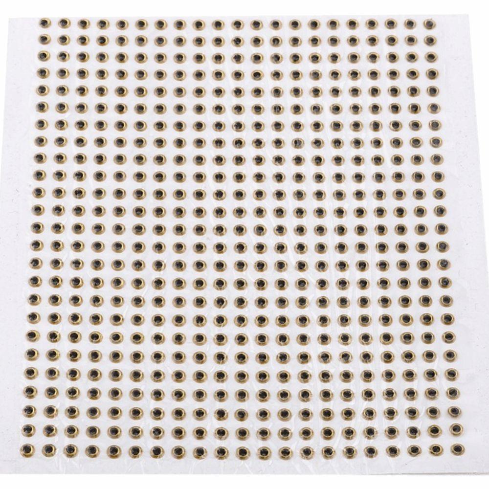 500PCS 3/4/5 mm Fishing Lure Eye Waterproof Fake Fishing Eyes Artificial Fish Eyes  Lure Making